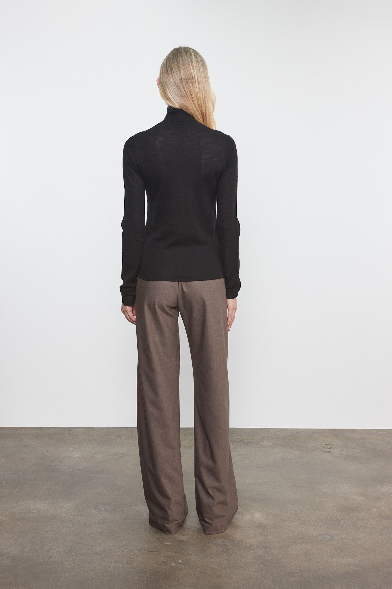 Tissue Cashmere Turtleneck
