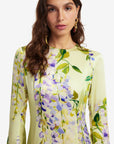 Francesca Maxi Dress - Wisteria Print