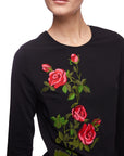 Blouse W Rose Branch