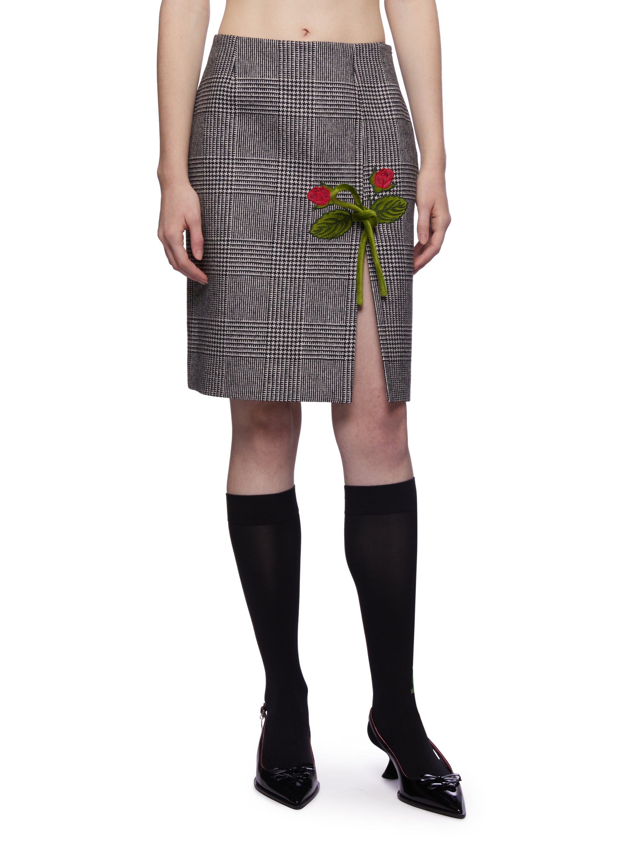 Mini Skirt With Embroidery