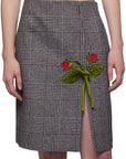 Mini Skirt With Embroidery