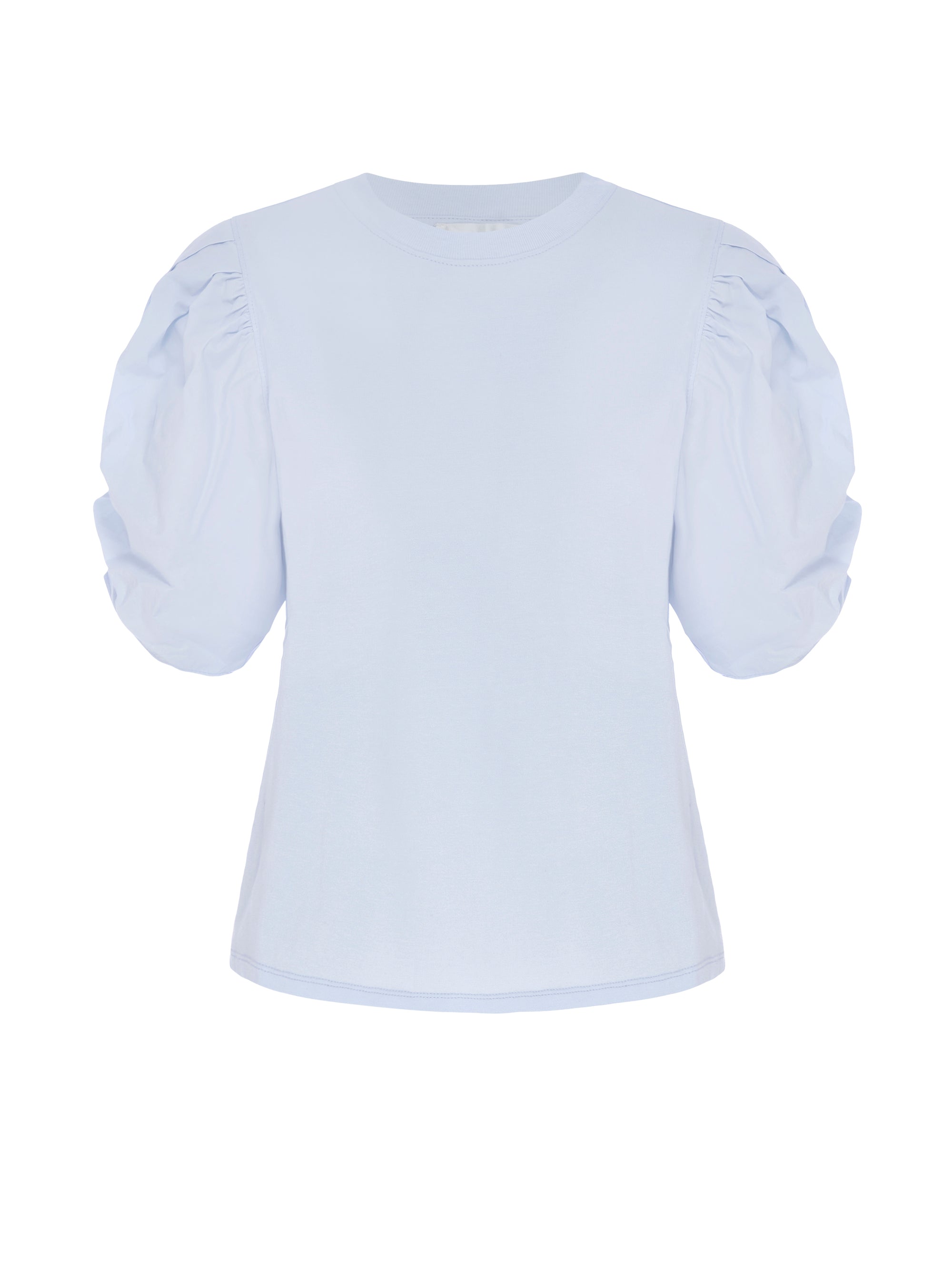 Pleated Puff Slv Tee