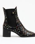 Angie Boot Black Multi Stone