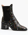 Angie Boot Black Multi Stone