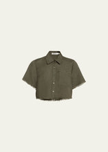 Load image into Gallery viewer, Solange Ss Cropped Shirt