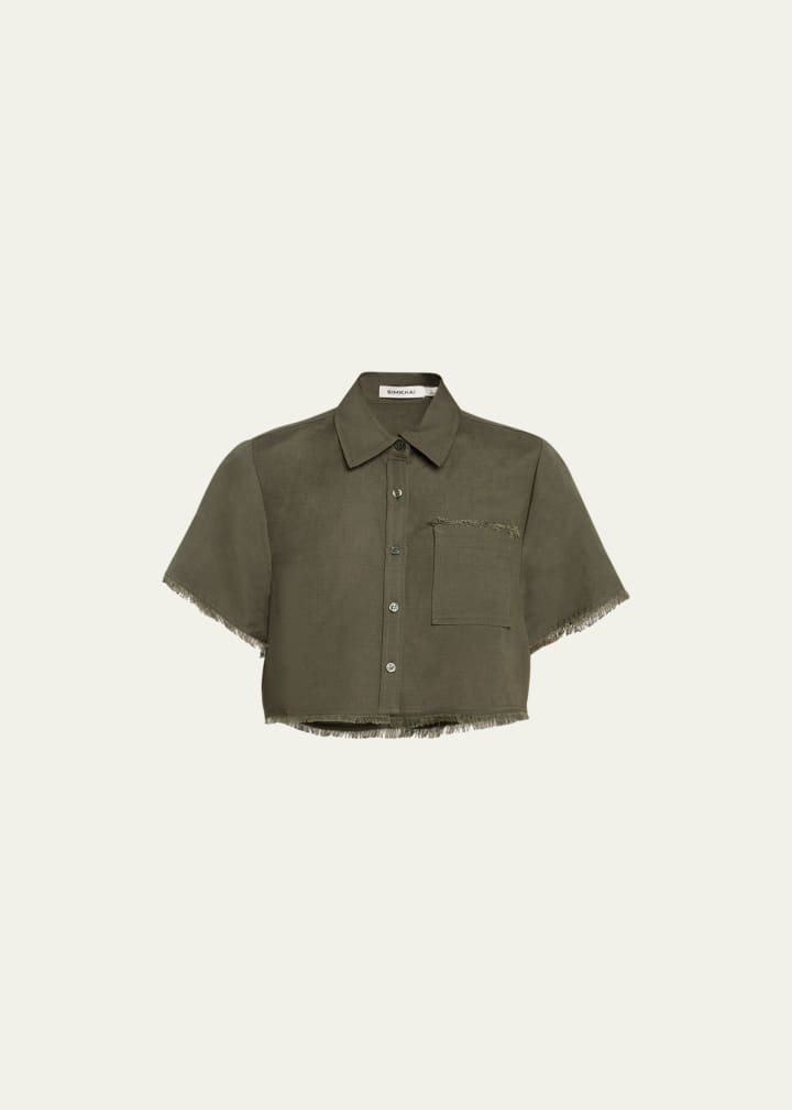 Solange Ss Cropped Shirt