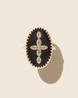 BOWIE N°3 RING BLACK DIAMOND