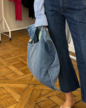 Load image into Gallery viewer, Denim crush bag