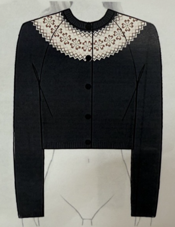 THE CASHMERE FAIRISLE CARDI