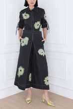 Load image into Gallery viewer, Black &amp; Lime Embellished Shirt