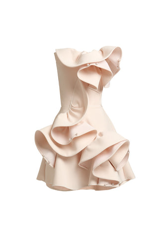 Atone Mini Ruffle Dress