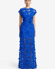 Alena Lace Maxi Dress - Lapis