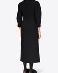 STRAIGHT MIDI DRESS
