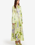 Francesca Maxi Dress - Wisteria Print