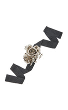 Load image into Gallery viewer, SILVER ROSE CORSAGE/ CHOKER OR BRACELET