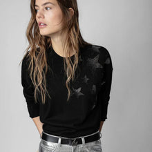Load image into Gallery viewer, GABY WE STRASS- STAR SWEATER